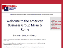 Tablet Screenshot of americanbusinessgroup.org